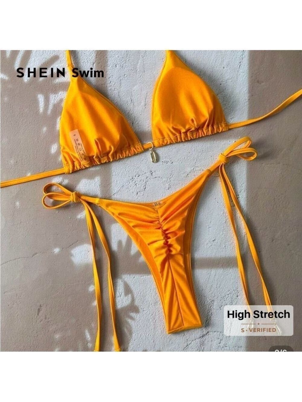 Orange Bikini Set NWOT - Picture 3 of 6